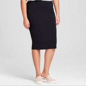 Ava & Viv black pencil skirt